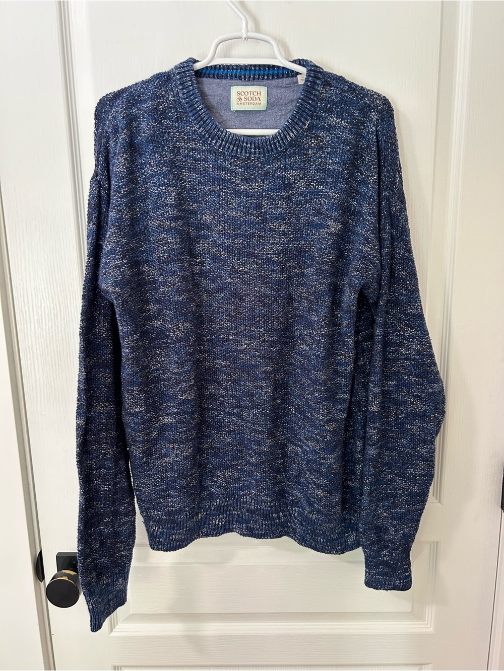 Scotch & Soda Amsterdam Space-Dye Marled Knit Crewneck Sweater
